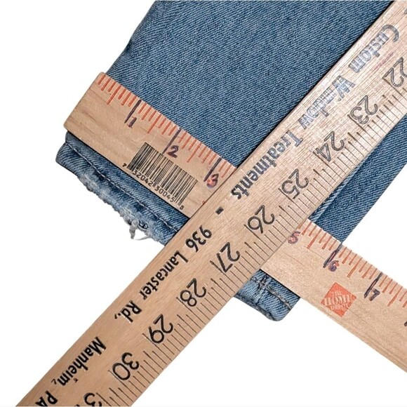 NWT Old Navy O.G. Straight high-rise jeans women's 4 curvy button-fly Myrtle - Picture 5 of 11